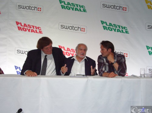 Richard Kiel, Nicolas G. Hayek, Mads Mikkelsen - 2008 in Bregenz
