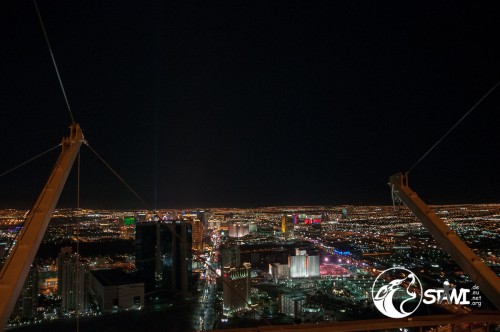 Blick über Las Vegas aus ca. 300m Höhe.