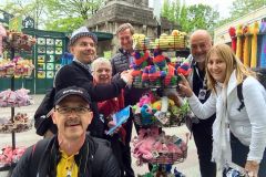 Selfie mit Papageien. 