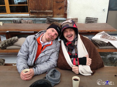 Heil beim Apres Ski angekommen.