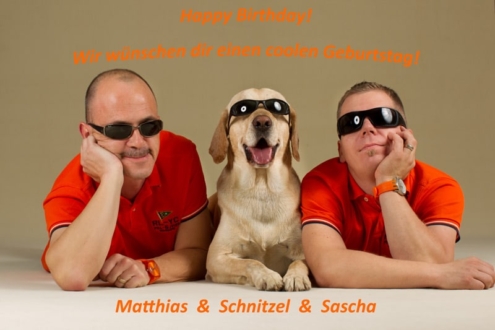 Natürlich mit Swatch am Arm!