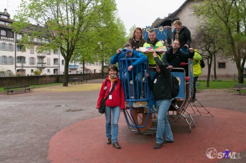 Nach vielen kleinen ersten Aufgaben, erst mal ein Teamfoto.