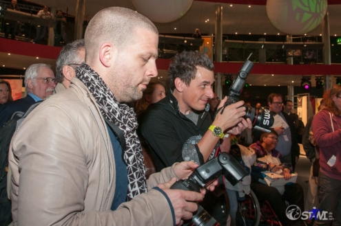 Prominente Fotografen, Andreas Waldschütz (Östereich) und Jef Briguet (Schweiz)