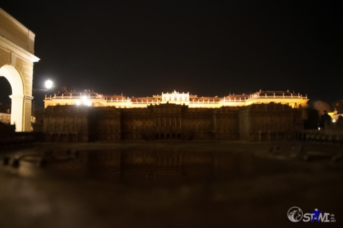 Ankunft auf Schloss Schönbrunn.