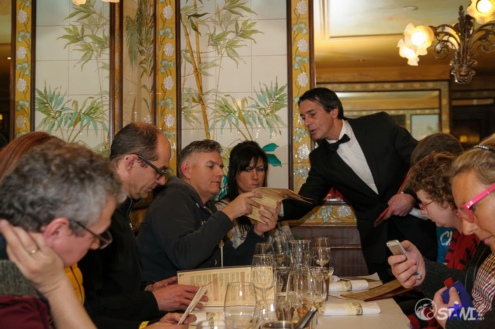 Bestellung in der Brasserie Lipp.