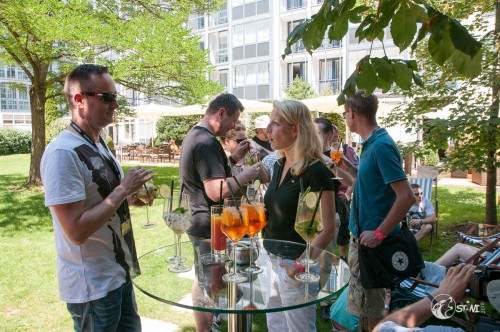 Apero im Garten.