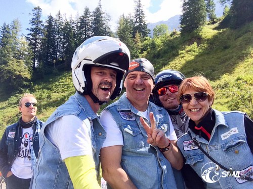 Selfie auf dem Col de Pillon.