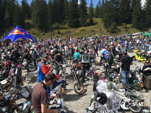 Rast auf dem Col de la Croix.