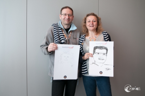 Zeichen Workshop mit unterschiedlichen Ergebnissen.