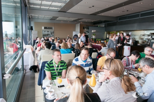 Brunch auf dem Reichstag.