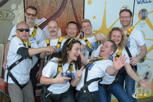 Letztes Gruppenbild im Turm.