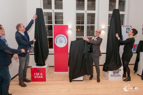 Enthüllung mit Carlo Giodanetti und seinem Team.